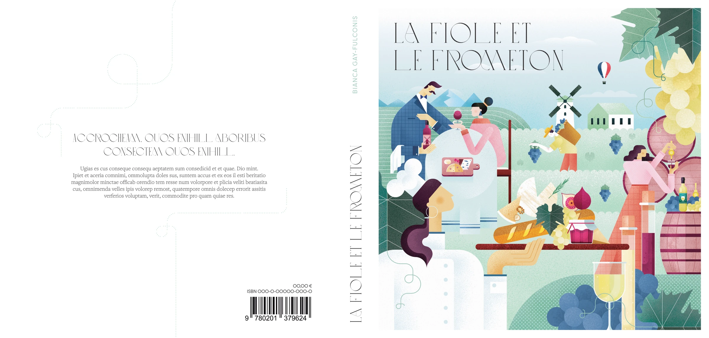 La Fiole et le Frometon — Book Illustration — artwork 1