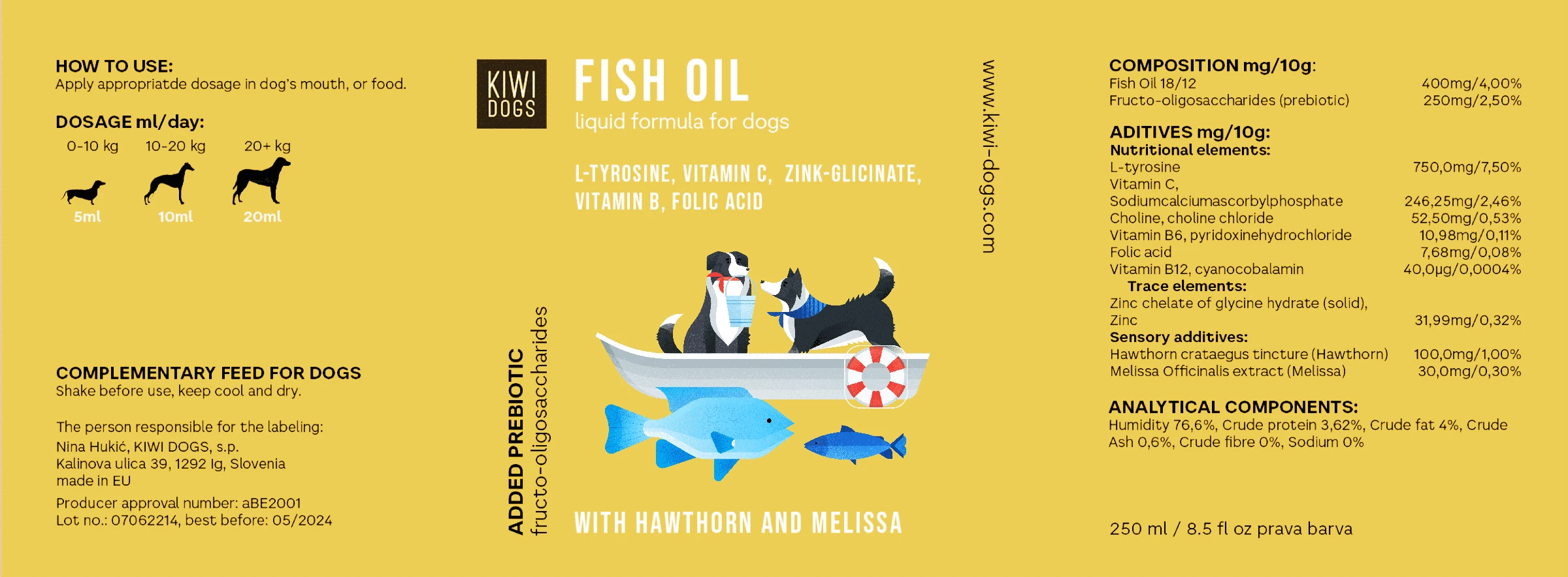 Kiwi Dogs — Label Design and Packaging Illustration — artwork 3
